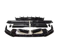 Faldón Lateral for Labio Trasero Delantero, Conjunto de alerón Trasero Compatible con Kit de carrocería ABS Modificado CRV, Accesorios for automóvil(Undercoat Body Kit)