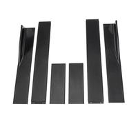 Faldón Lateral para A3 para A4 para A5 para A6 RS5 RS6 RS7 S3 S4 Faldón Lateral Divisores De Extensión Universal Delantal Separador Labios Winglet(86.6in 2.2M Black)