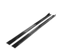 Faldón Lateral para Automóvil 8 Piezas 2m/2.2M Extensión Falda Lateral Universal Placa Basculante Separador Labios Parachoques para Benz para Tesla para Modelo 3 Faldón Lateral(Glossy Black)