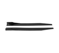 Faldón Lateral para Automóvil Difusor Falda Lateral Divisor Labios Winglet para Sedán Hatchback, Divisores Basculantes Negros Brillantes 120cm/47,2 Pulgadas Faldón Lateral