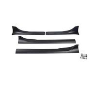 Faldón Lateral para Automóvil Faldones Laterales para Tesla para Modelo Y para Juniper 2025 Extensión Falda Divisor Winglet Parachoques Labio Carrocería Faldón Lateral(Matte Black)