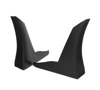 Faldón Lateral para Automóvil Lateral Cubierta Ventilación Embellecedor Parachoques Separador Labios Winglet para Subaru para WRX STI para Toyota 2Piezas Faldón Lateral(Black)