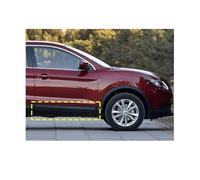 Faldón Lateral para Automóvil para Nissan para Qashqai 08-22 Moldura Lateral Cromada Puerta Trasera Delantera Guarnición Antiarañazos Placa Protectora Embellecedora Faldón Lateral(Style F)