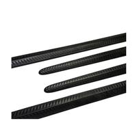 Faldón Lateral para Automóvil Protector 3D Tiras Suaves, Decoración Cuerpo Tiras Adhesivas Protección Universales, 96/54CM X 3,4 CM Faldón Lateral(Black)