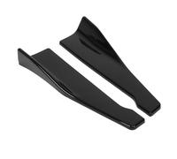 Faldón Lateral para Automóvil Protector Borde Labio Parachoques Trasero Cubierta Faldón Lateral Protectores Esquina Tornillos Universales 1Par Faldón Lateral(Style2 Carbon)