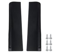 Faldón Lateral Trasero Winglet Estilo de Fibra de Carbono Universal Car Lip Side Winglets Alerón de extensión para automóviles Material ABS 44,5 x 10,5 x 6 cm 2 Piezas