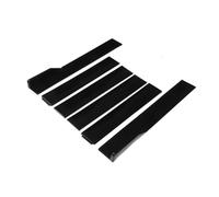 Faldón Lateral Universal ABS Negro Flexible Resistente Antiarañazos Exterior Parte Inferior Línea Inferior Para Automóvil Falda Lateral Automotriz