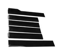 Faldón Lateral Universal ABS Negro Flexible Resistente Antiarañazos Exterior Parte Inferior Línea Inferior Para Automóvil Falda Lateral Automotriz