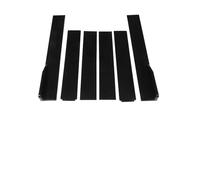Faldón Lateral Universal Para Automóvil ABS Negro Flexible Alta Resistencia Antiarañazos Exterior Parte Inferior Línea Inferior Falda Lateral Automotriz