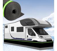 Faldón para Caravana, fácil instalación, con Base de Acero Inoxidable, Resistente al Viento y a la Nieve, para jardín, Exterior y Patio 2.6ft*124ft