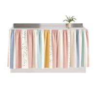 Faldón para Escritorio de Clase Mantel Colorido 75 x 180 cm Decoración de