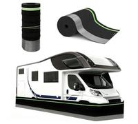 Faldón para RV para Invierno con Malla de Acero - Faldón Impermeable a Roedores y Plagas, Cubierta Resistente al Viento para Caravanas(Green-100cm H,28m L)