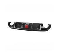 Faldón trasero Difusor Labio Parachoques Trasero Para Infiniti Q50 2014 2015 2016 2017 Placa Alerón Soporte Escape Accesorios Coche Kit Carrocería Tuuning parachoques(Aspecto de fibra de carbono.)