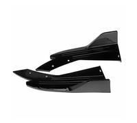 Faldón trasero Para Accesorios Modificación Labio Parachoques Trasero Coche Estilo Para Tesla Alerón Falda Lateral Fibra Carbono parachoques(Bright Black)