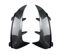 Faldón trasero Para Benz Clase A W177 A180 A200 A220 Para AMG Hatchback Separador Parachoques Trasero Alerón Lateral Ventilación Aire Cuchillo Viento parachoques(Carbon look)