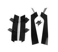 Faldón trasero Para Ford Para Mustang 2015 16 17 18 19 20 2021 Coche Difusor Parachoques Trasero Soporte Divisor Labio Arranque Alerón Escape Placa parachoques