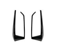 Faldón trasero Para VW Para Golf 7,5 Para MK7.5 2016-2019 Separador Parachoques Trasero Coche Alerón Lateral Ventilación Aire Cuchillo Kits Carrocería parachoques(Glossy black A)