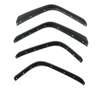 Faldones Barro Para Jeep Para Wrangler Para Gladiator Aletas Arco Rueda Guardabarros Splash 4 X Juego Extensiones Bengalas Delantero Trasero Coche(Low Fender Version)