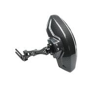 Faldones De Moto Para Motocicleta Universal Guardabarros Trasero Piezas Bicicleta Eléctrica Rueda Protector Contra Salpicaduras Neumáticos(Black)