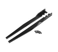 Faldones Laterales 2 Piezas Coche Laterales Universales Extensión Protector De Labios Exten Lateral Falda para Audi SQ5 TT TT 8J TT FV,B/Bright Black