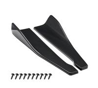 Faldones Laterales Alerón Coche 35cm Y 48cm Parachoques Lateral Falda Lateral Trasera Alas Balancín Adornos Protección Negros Brillantes Fibra De Carbono Universal(48cm Carbon Fiber)