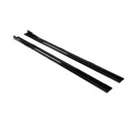 Faldones Laterales Automóvil Accesorios para Coche Faldas Laterales De 2, M Extensión Divisores Basculantes, Difusor Alas para Infiniti Q50, Modelos Deportivos 2014-2017(Glossy Black)
