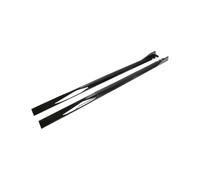 Faldones Laterales Automóvil El Lado del Coche Alto Rendimiento Bordea Los Divisores Durables Accesorios PP La Extensión(Negro)