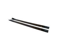 Faldones Laterales Automóvil Faldón Lateral Universal para Coche, Alerón De Labios con Divisores Winglet, 8 Uds(Glossy Black A)