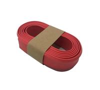 Faldones Laterales Automóvil Labio De Parachoques Coche Universal, Pegatinas 2,5 M, Protectores Goma Delanteros, Tira Molduras Exteriores(D Red)