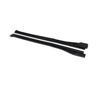 Faldones Laterales Automóvil para Mondeo 2013-2020 Falda Lateral Coche Accesorios Ajustables Parachoques con Apariencia Fibra Carbono Extensión Placa Basculante Labio(Negro Mate)