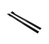 Faldones Laterales Automóvil para Universal 8 Uds 2m/2,18 M Extensión Faldón Lateral Placa Basculante Separador Labios Parachoques(New Glossy Black218)