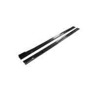 Faldones Laterales Automóvil para Universal 8 Uds 2m/2,18 M Extensión Faldón Lateral Placa Basculante Separador Labios Parachoques(Old Glossy Black218)