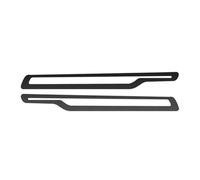 Faldones Laterales Automóvil Pegatina Falda Rayas Laterales para Puerta JCW GP Edition para Mini John para Cooper Works Hatch F55 F56 F57 2021 2022 2014 2 Uds(Glossy Carbon Black)