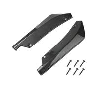 Faldones Laterales Automóvil Separador Parachoques Trasero, Cubierta Difusor Alerón Angular, Canard Chin para Mustang 2000-2024 Shelby GT500 GT Mach-E, 2 Uds(Fibra de Carbon)