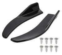 Faldones Laterales Coche Alerón Parachoques Delantero 1 Par Faldón Lateral para Coche Borde Trasero Divisor Anticolisión(Black)