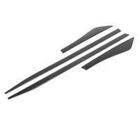 Faldones Laterales Coche para Nissan para Rogue 2021 2022 2023 Faldón Lateral Acero Inoxidable Cromado Coche Moldura Puerta Protección contra Arañazos Embellecedor(ABS Carbon)