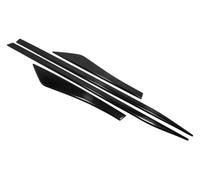 Faldones Laterales Coche para Nissan para Rogue 2021 2022 2023 Faldón Lateral Acero Inoxidable Cromado Coche Moldura Puerta Protección contra Arañazos Embellecedor(Steel Black)