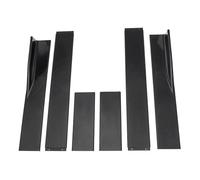 Faldones Laterales Coche para S-Line A5 S5 RS5 B8 Divisores Delantal Divisor De Labios Winglet 78,7 "/86,6" Kit Extensión Falda Lateral(78.7in-Black)