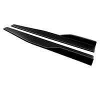Faldones Laterales Coche para TT 2004-2019 75 Cm Difusor Parachoques Alerones Extensiones Alas Aspecto Fibra Carbono Faldón Lateral Coche(Matte Black)