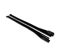 Faldones Laterales Coche para Z4 2009-2015 2012 Extensiones De Faldones Laterales Parachoques Pala Lateral Puerta Labio Divisores Winglet ABS(Gloss Black)