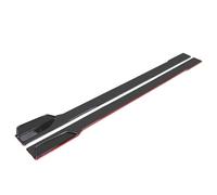 Faldones Laterales Coches Faldones Laterales Universales 2 M/2,2 M 6 Unidades Extensión Paneles Basculantes Divisores Labios Parachoques Estilo Alerón Faldón Lateral Rojo Faldón Lateral(Carbon red 2.2