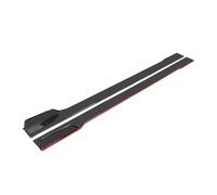 Faldones Laterales Coches Faldones Laterales Universales 2 M/2,2 M 6 Unidades Extensión Paneles Basculantes Divisores Labios Parachoques Estilo Alerón Faldón Lateral Rojo Faldón Lateral(1Carbon red 2m