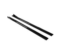 Faldones Laterales Coches para A6 S6 C7 C8 para S-Line Faldones Laterales De ABS De 2 M/86,6" 8 Piezas Extensión De Panel Basculante Negro Brillante Faldón Lateral