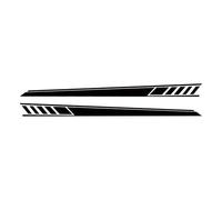 Faldones Laterales Coches para Benz W177 Clase A para AMG A35 para 4Matic A45 S 2018+ A220 A250 2 Pegatinas para Faldón De Puerta Lateral De Coche Faldón Lateral(Glossy Black)