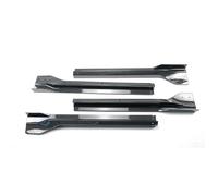Faldones Laterales Coches para Jeep para Grand para Cherokee Modelo Base 2014-2022 Divisor De Extensión De Faldón Lateral Kit De Accesorios para Carrocería Faldón Lateral(Carbon Fiber Look)