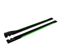 Faldones Laterales Coches para KIA para SPORTAGE para Rio para Optima K5 para Sorento para Forte Extensiones De Faldones Laterales 2 M Faldones Laterales Divisores Aletas Labio Faldón Lateral(Green)