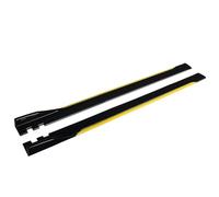 Faldones Laterales Coches para Mitsubishi para Lancer para Evolution para Eclipse 2m Extensiones De Faldones Laterales para Automóvil Faldones Laterales Divisores Aletas Labio Faldón Lateral(Yellow)