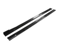 Faldones Laterales Coches para Q50 Q60 Q70 G25 G37 Todos Los Modelos Extensiones De Faldones Laterales Universales Faldón Lateral(Glossy Black)