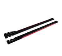 Faldones Laterales Coches para Q50 Q60 Q70 G25 G37 Todos Los Modelos Extensiones De Faldones Laterales De 2 M Faldón Lateral(Red)
