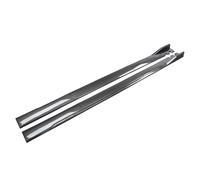 Faldones Laterales Coches Para SEAT Para LEON FR 5F MK1 MK2 MK3 MK3.5 MK4 MK5 2m Extensiones De Faldones Laterales De Coche Faldones Laterales Divisores De Aletas Labio Faldón Lateral(Carbon Fiber Loo